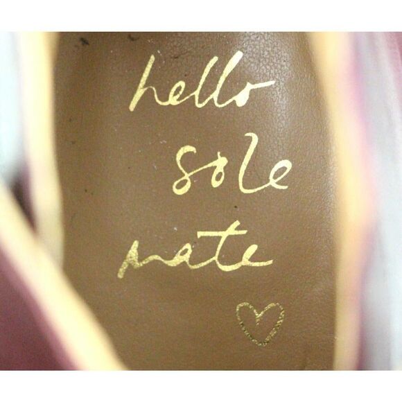 Banana Republic BURGUNDY GENUINE LEATHER OPEN TOE HIGH HEEL SHOES Sz 6.5M - Picture 9 of 11